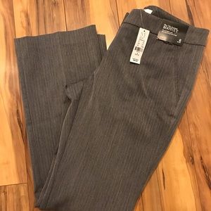 NWT - NY&C Gray Pinstripe Trouser 6P